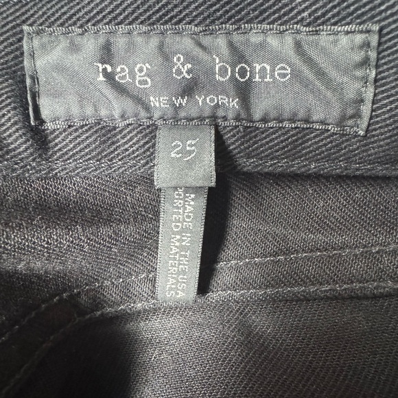 Petite True Black Rag & Bone Jeans - Picture 5 of 8